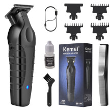 KEMEI 2299 Professionell Hår-/Skäggtrimmer för Män, Trådlös, Återuppladdningsbar