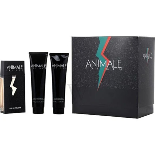 Animale Men 3.4 EDT + 3.4 Balsam + 3.4 Oz Set