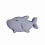 Fun Shape Silicone Baking Tool With Marine-Gray Sharkshape 1