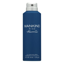 Kenneth Cole Mankind Rise Body Spray voor Mannen, Geuren van Eucalyptus, Gember en Sandelhout, Aardse Geur, 6 F