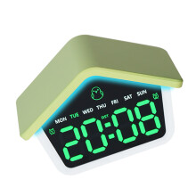 Digitale wekker voor slaapkamer Elektrische bureauklok-Groente