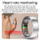 Smart Ring R1000 – Schlafmonitor, Bluetooth 5.0, Blutsauerstoffmonitor Silver 10 4