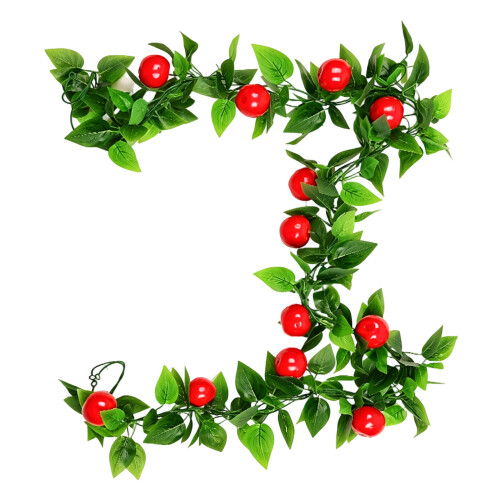 2Pcs Realistic Simulation Fruit Vine With Realistic-Fruits B