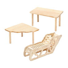 Échelle en bois pour petits animaux,-Tunnel trois pièces
