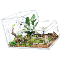 Haustier-Reptilien-Beobachtungs-Terrarium-Gehäusebox mit-A
