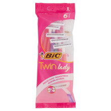 BIC Twin Lady Satin 6 Pezzi USA e Jet
