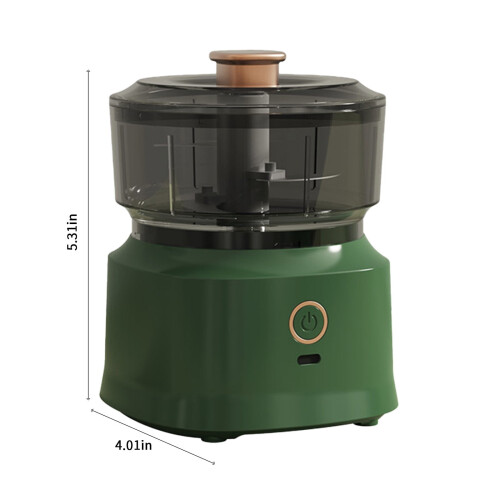 Elektrische knoflookhakker/minifoodprocessor 350 ml 2