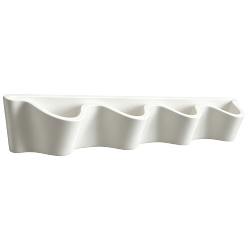 Support de rangement mural polyvalent en acide-Blanc