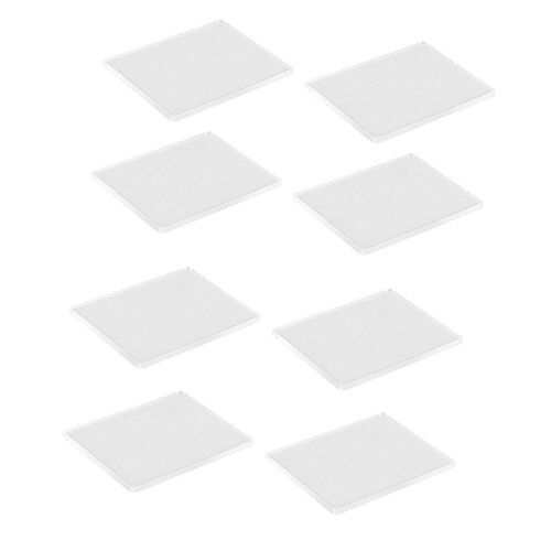 8Pcs Scrapbooking Pressing Plate For Journaling Card-5x7in