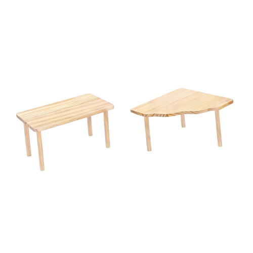 Plate-forme d'escalade en bois pour-Plateforme en deux parties
