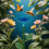 Bee Watering Station Flower Design 2 Pcs 5