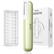 BNU Dermaplane Scheermes voor Vrouwen, Gezichtsscheermes met 10 Vervangbare Bladen - Exfoliatie Scheermes -