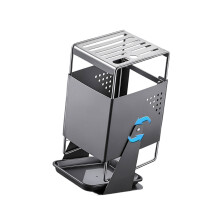 Steel Multifunctional Kitchen Organizers With Space-guns gray