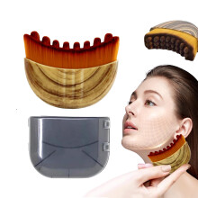 Lymfatische Contour Gezichtsborstel, Zachte Set, Massager voor Lymfedrainage voor Gezicht, Kin & Hals
