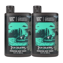 Every Man Jack Game of Thrones Collectors Body Wash - Iron Islands - Storm Wake Doft - 13.5 oz (2-pack)