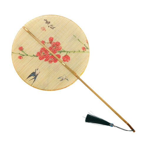 Geweven bamboe decoratieve ventilator Traditionele Chinese-lente