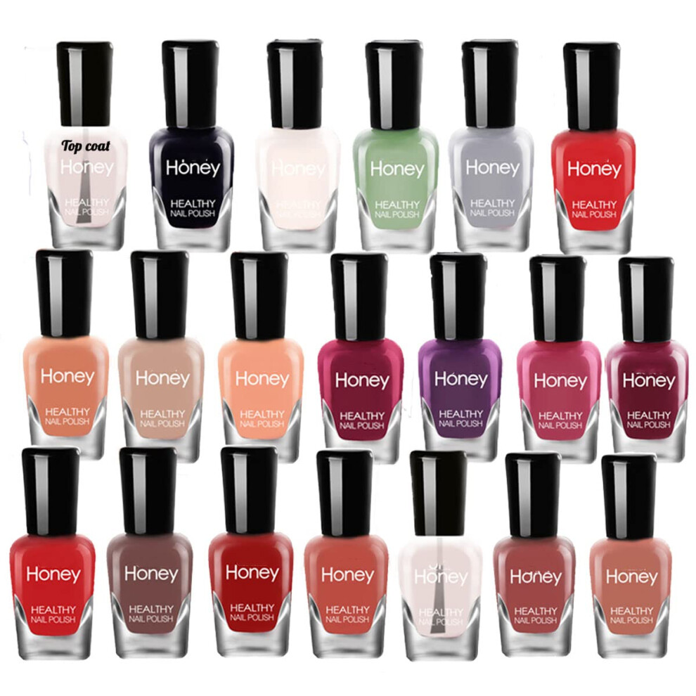 Tophany Non Toxic Nail Polish Set, Easy Peel Off And Fast Dry Nail Polish Set For Pack, Eco Friendly & Organic Water Based Nail Polish For Women,Teens
