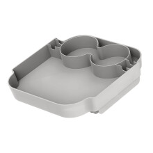 Practical Serving Tray Having slip proof Base And-Dark Gray