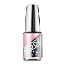 MODE Pearly Cotton Candy Pink Frosted Pearl Nagellack, Långvarig Färg, Chip Resist, Skyddande