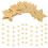 Bruiloftssterrenslingerdecoraties (10 stuks) 1
