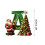 Green Alphabet Christmas Tree Ornaments – 26 Letters 1