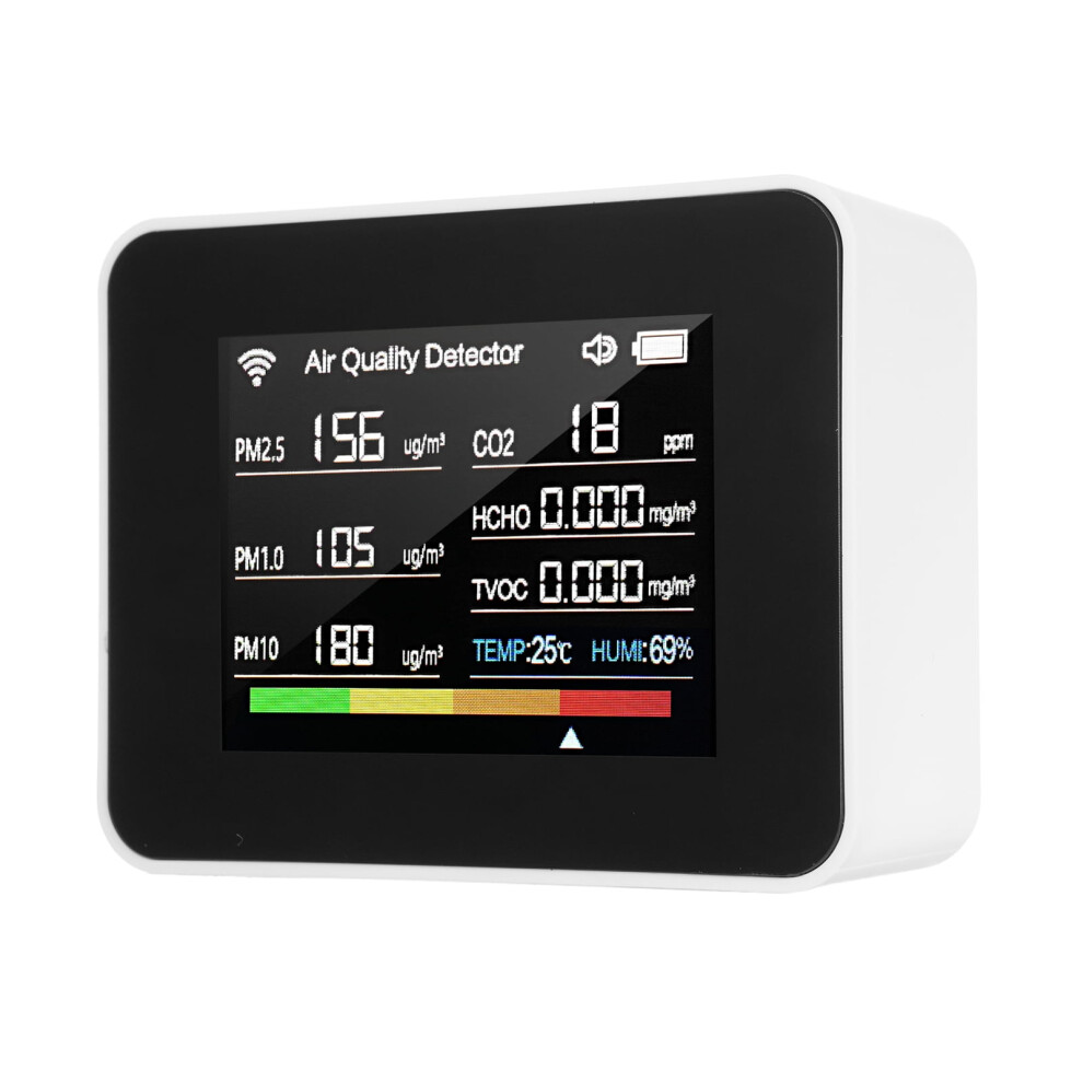 Wifi Air Quality Meter Coâ Tvoc Hcho Pm2.5 Temp Humidity 959110214121