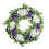 Artificial Violets Wreath For Door Decors Spring Home Decoration 1