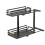 Under Counter Sliding Storage Rack Pull Out Cabinet-Black 1