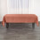 Satin Rectangular Tablecloth 60 x 102 in Terracotta 1