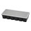 Plateau de congélation en Silicone à 6 cavités de grande-Noir 1