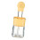 Dishwasher Safe Silicone Basting Brush With Attached Oil-Yellow 1