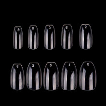 YIMART Coffin Fake Nails 500st Ballerina Acryl Nagels Volledige Dekking Balletvorm