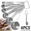 6-Piece Stainless Steel Measuring Spoons Set 1
