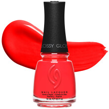 China Glaze CG Nagellack Italienskt Röd - Vibrant Klassisk Röd Nagellack, Snabbtorkande, Chip Resistent, Hög Glans