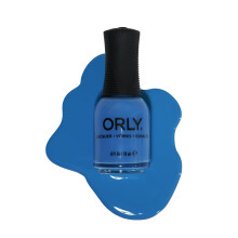 Orly Nail Polish Be Kind Rewind | Limited Edited 1980s Collection | Bold Blue Crme | Long-Wearing, Quick Drying & Chip Resistant Formula | Salon-Like