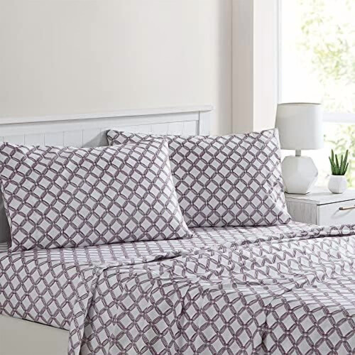 Microfiber Polyester Full Sheet Set with Deep Pockets