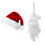 (Set 11) Weihnachtsmann-Dekorationsset: Mütze, Bart, Handschuhe, Brille, Gürtel 5