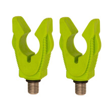 Flexibler Angelrutenhalter aus Silikon und Aluminium,-Grün