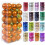 Christmas Tree Ball Ornament Orange 6 cm 36 pcs 1