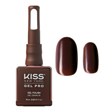 Kiss New York Gel Nagellack Soak Off UV LED 10mL Nagelkonst Salong Manikyr DIY HEMA FRIT, TPO FRIT, Tillverkad i USA (Cocoa Powder)