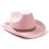(White) Cappello da cowboy bianco e nero con sciarpa, cappello da cowboy western, Dick 2