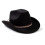 (White) Cappello da cowboy bianco e nero con sciarpa, cappello da cowboy western, Dick 4