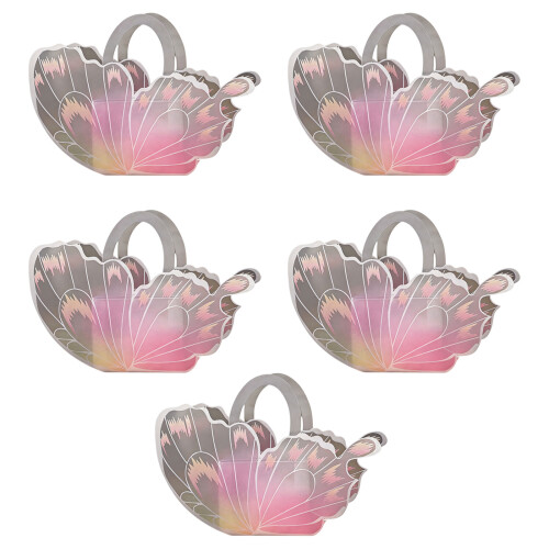 5Pcs/Pack Elegant Pink butterflycake Boxes Perfect For Unique-A