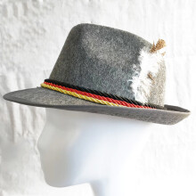(Gray) Beer Festival German Carnival Climbing Hat Nonwoven Gray Jazz Party Adult Performance Hat
