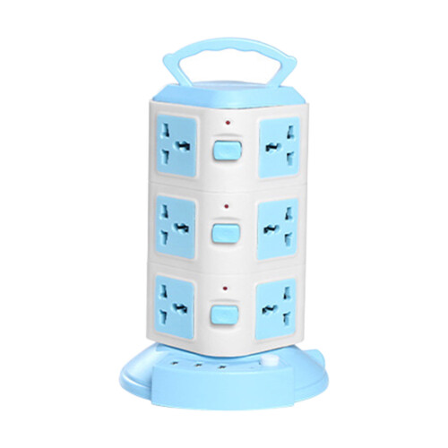 Πολύπριζο Tower με 3 θύρες USB και 12 πρίζες