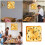 Creative Toast Themed Decorative Wall Clock Bread Design-30cm 3