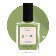 Manucurist Green Tuileries - Smalto Verde - 9-Free, Vegano e Naturale - Asciugatura Rapida - Non Tossico - 0.5 fl oz