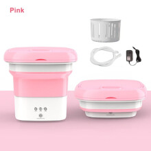 Mini machine à laver pliable 153 W, minuterie 0-10 min