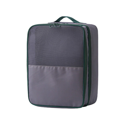 Boîte de rangement étanche pour chaussures de voyage, 3 compartiments, violette 1