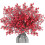 Fiori artificiali di Gypsophila rossi (6 pezzi) 1